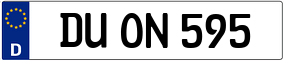 Truck License Plate